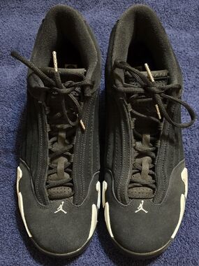 Air Jordan 14 Retro Black White XIV Men’s Size 11 Sneakers